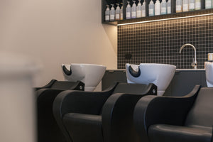 Inside Badaro central city hair salon.